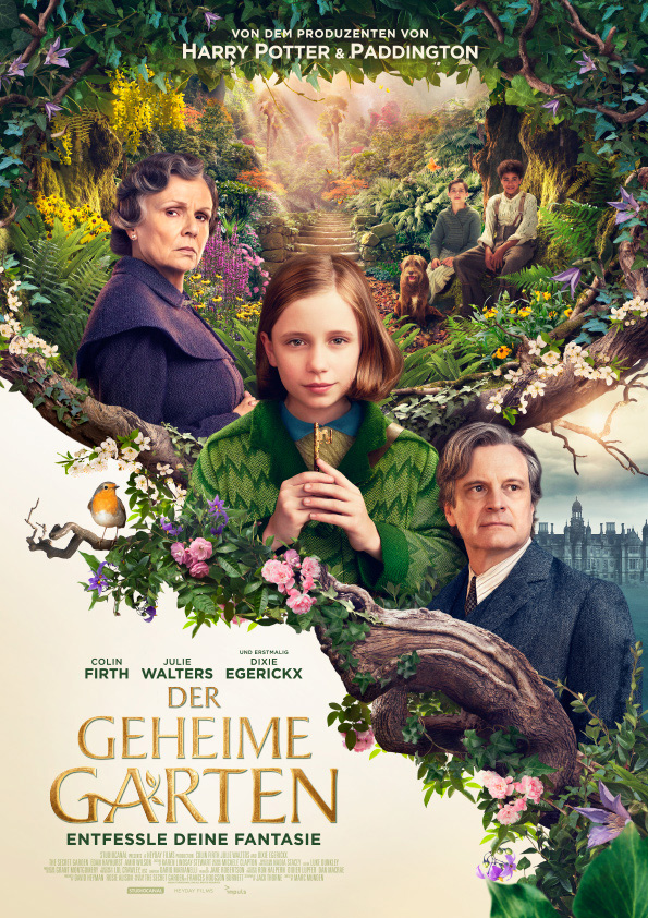 Wettbewerb zu Der geheime Garten: Wir verlosen Kinotickets & Goodies<br>(Tasche, Malbuch, Farbstifte, das Buch zum Film)
