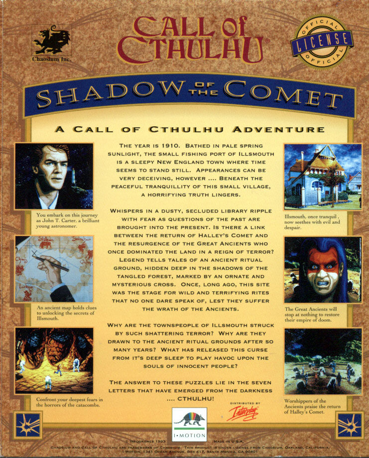 Call of Cthulhu: Shadow of the Comet