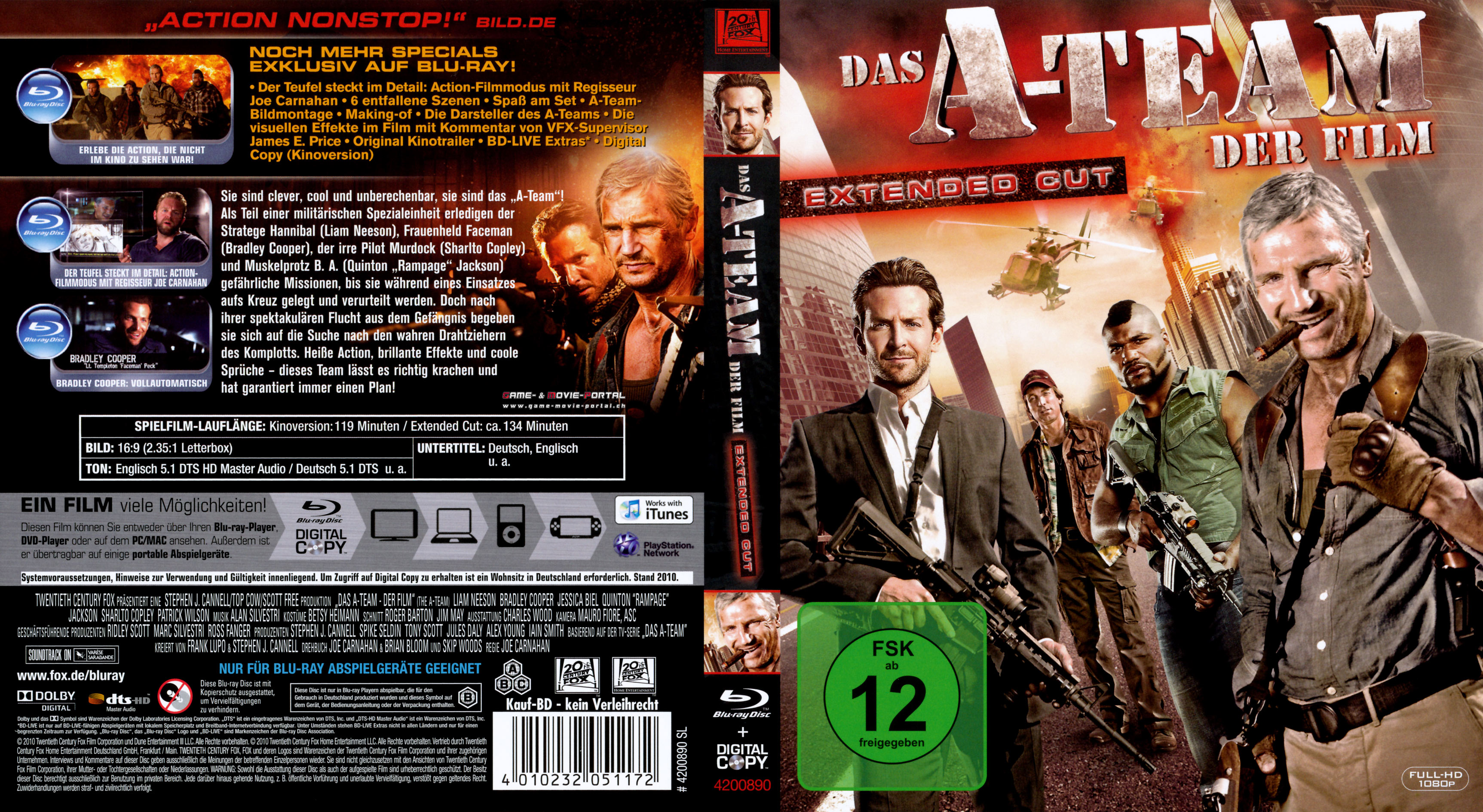 A-Team: Der Film Blu-ray-Cover