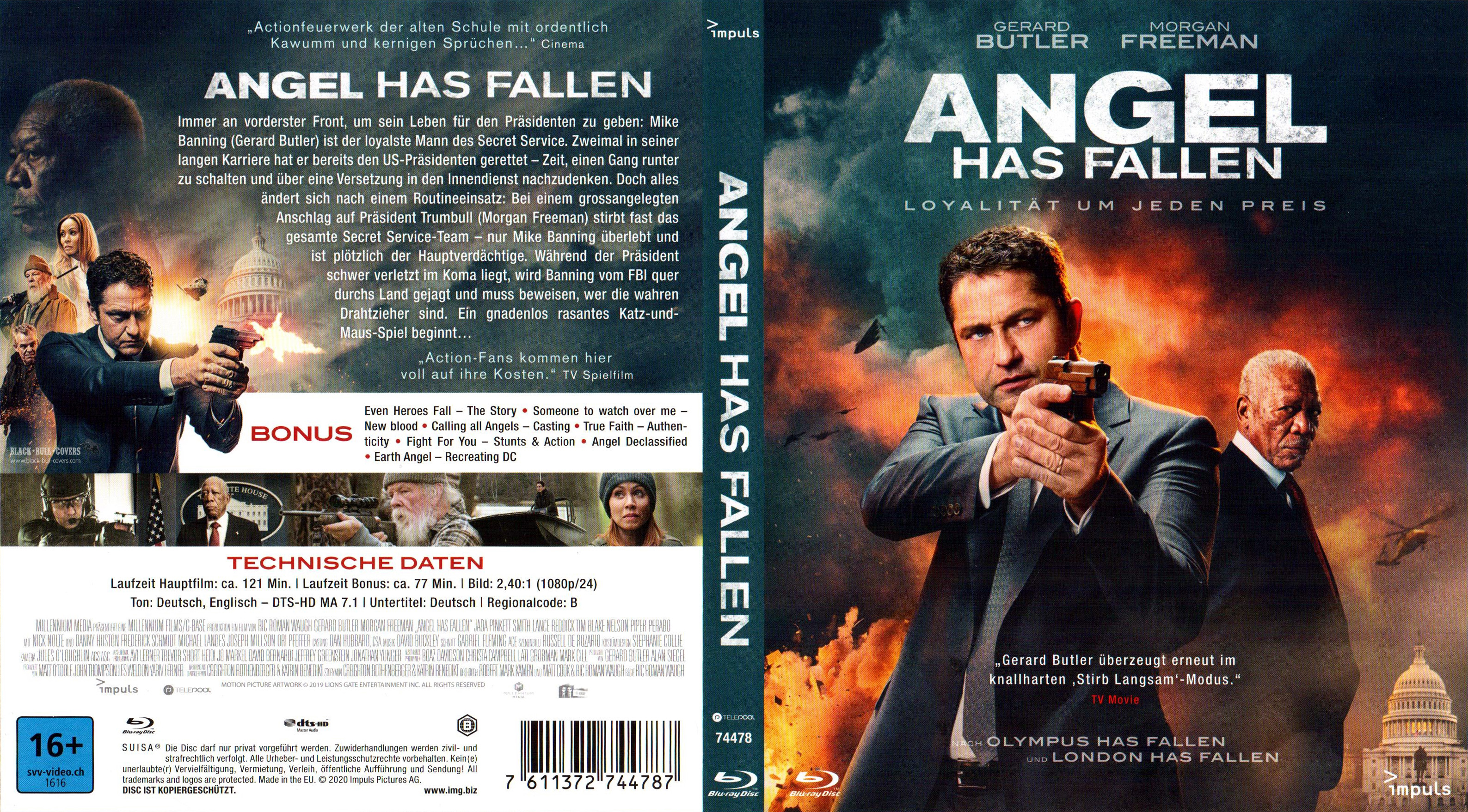 Angel Has Fallen: Loyalität um jeden Preis Blu-ray-Cover