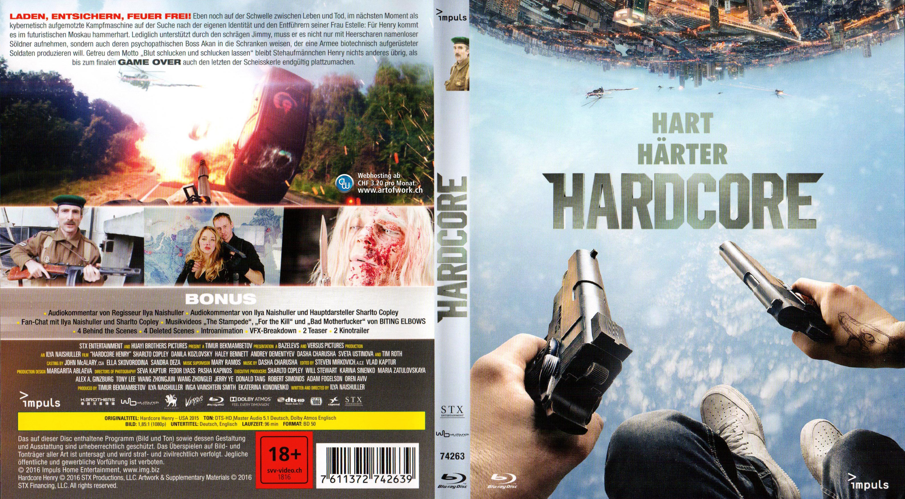 Hardcore Blu-ray-Cover