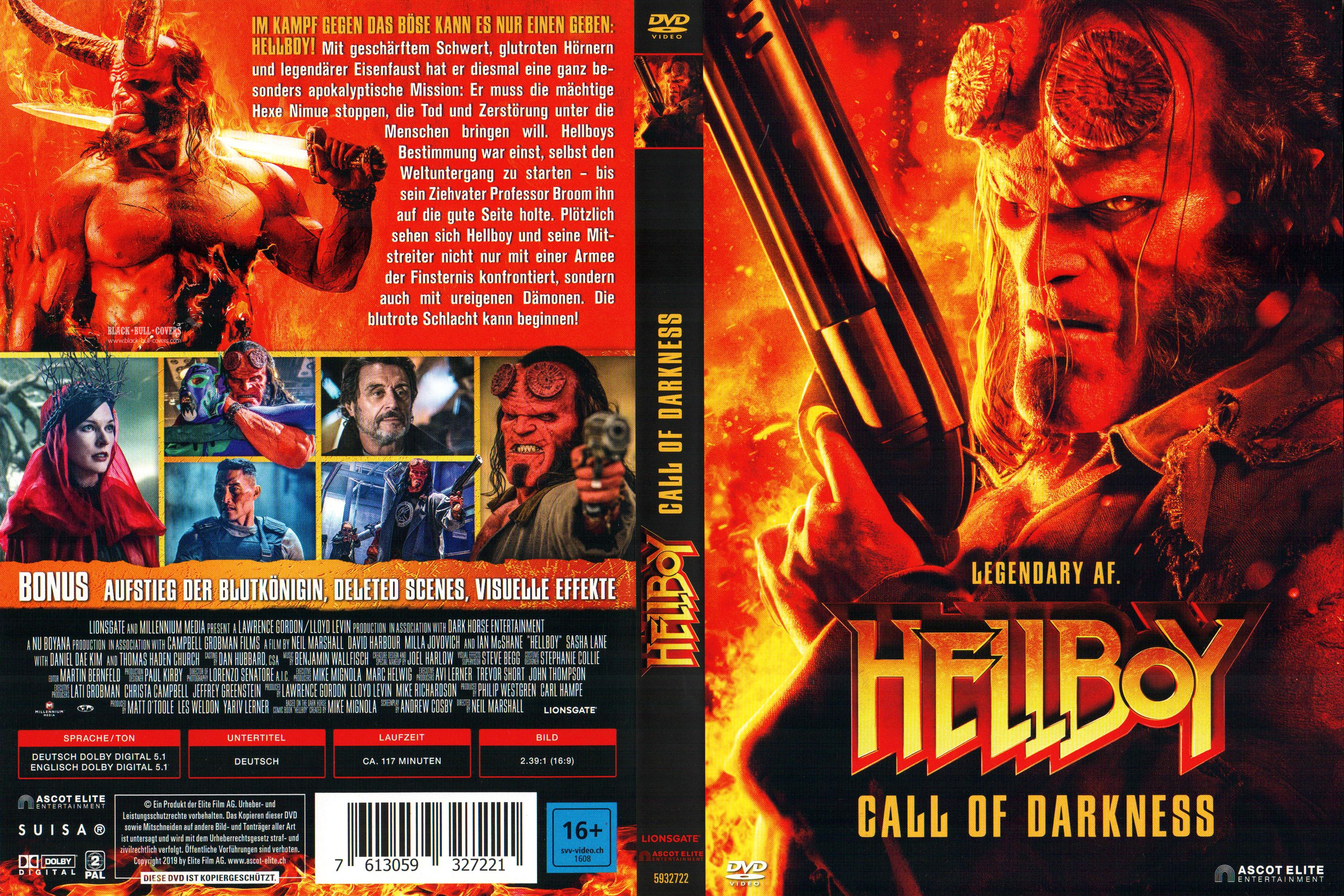 Hellboy: Call of Darkness DVD-Cover
