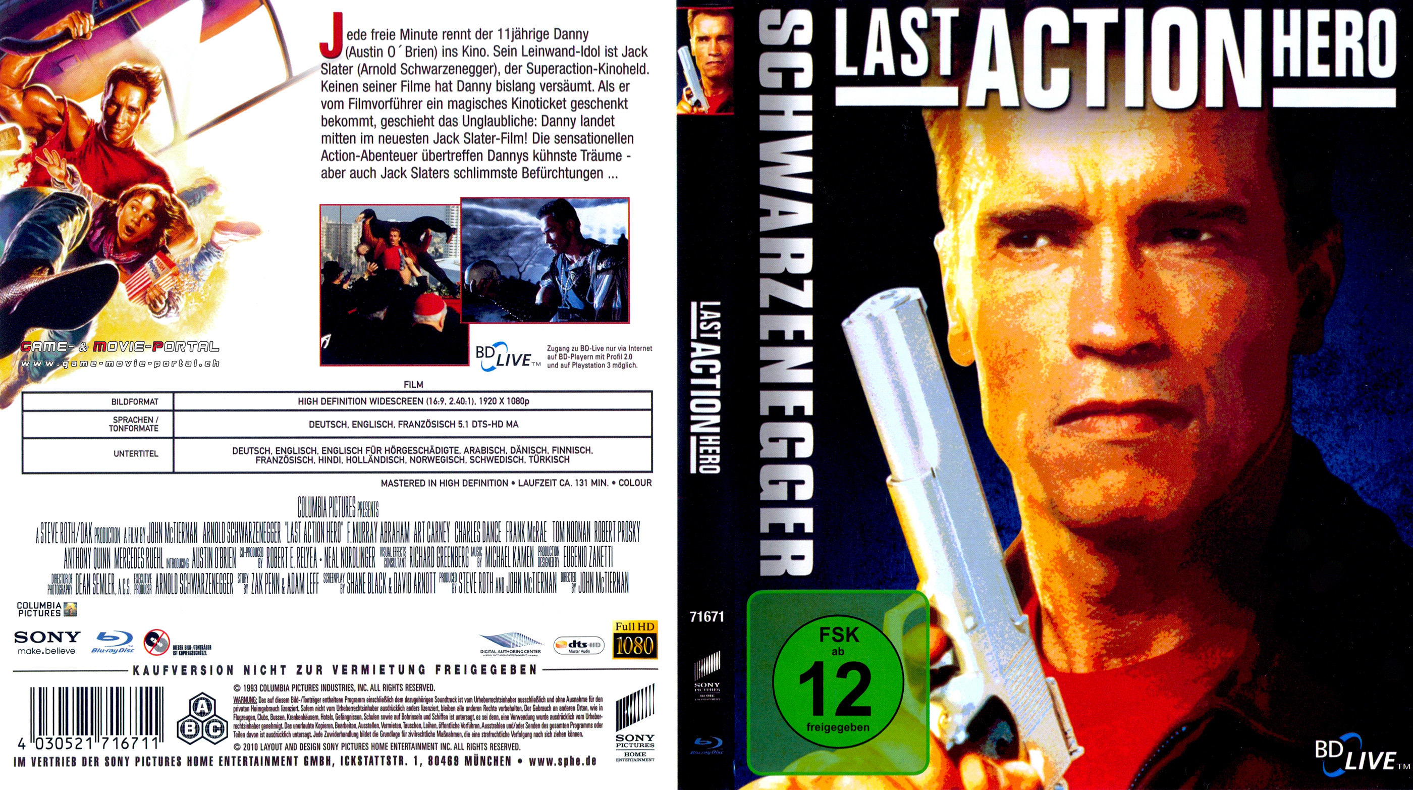 Last Action Hero Blu-ray-Cover