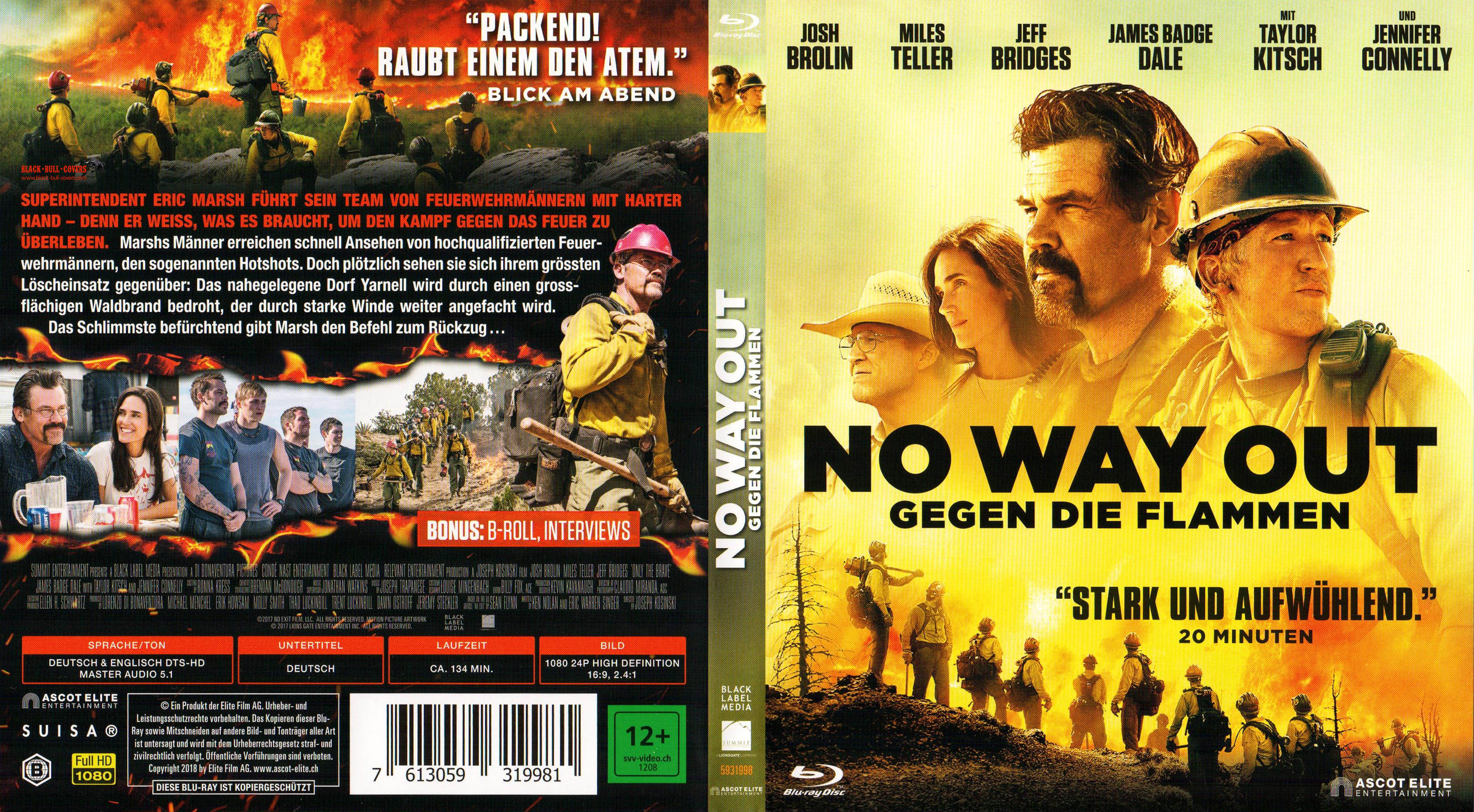 No Way Out: Gegen die Flammen Blu-ray-Cover
