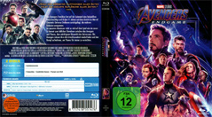 The Avengers 4: Endgame Blu-ray-Cover